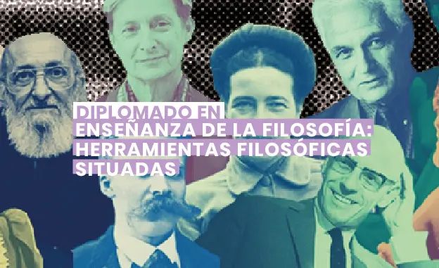 Afiche del Diplomado en Enseñanza de la Filosofía