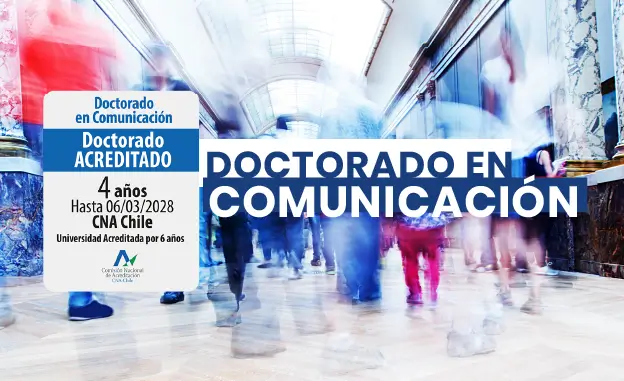 Afiche del Doctorado en Comunicacion