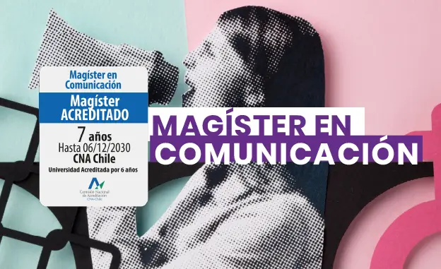 Afiche del Magíster en Comunicación